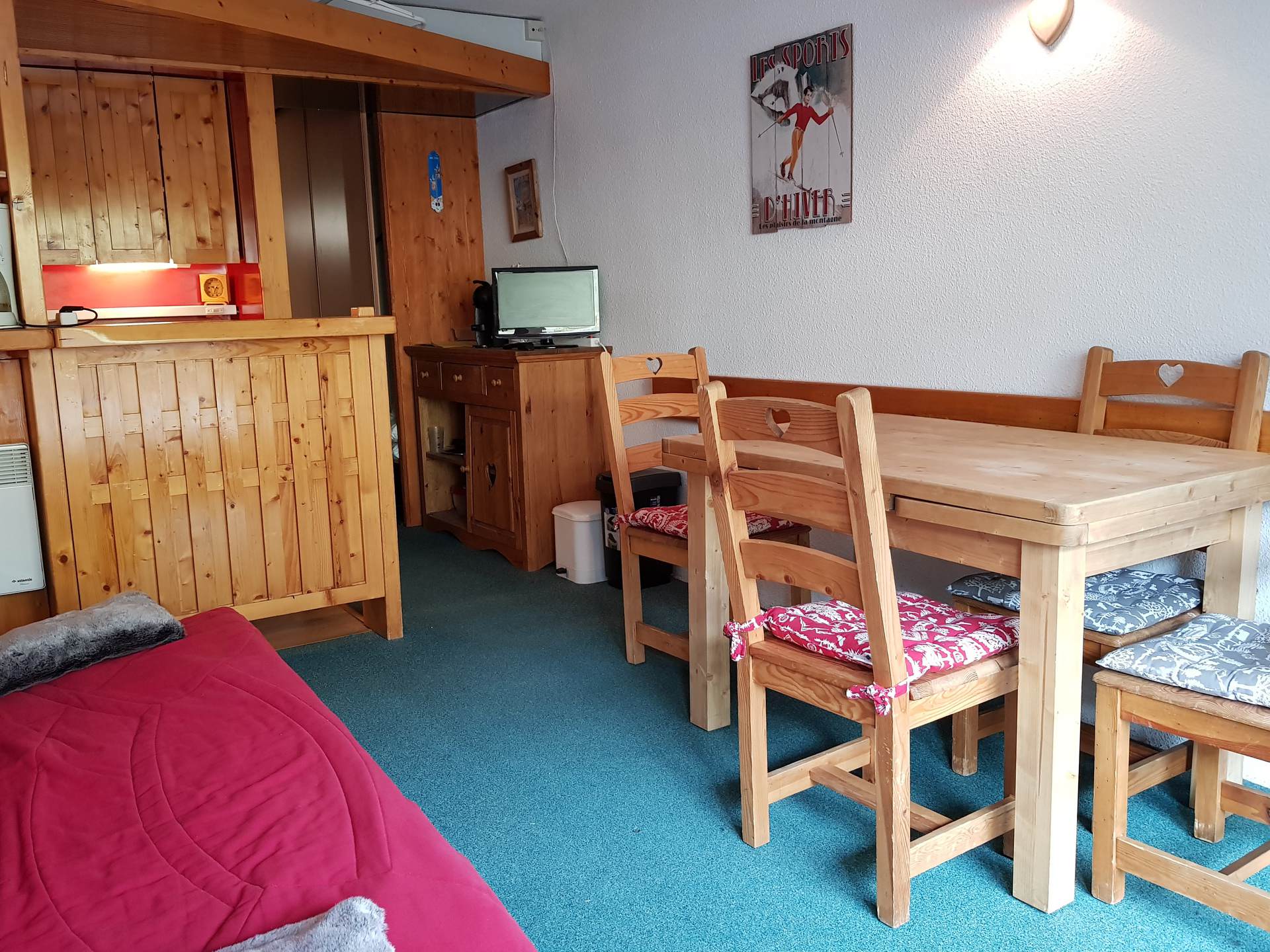 Studio 4 Persons Classic - RESIDENCE HOTEL AIGUILLE ROUGE - Les Arcs 2000